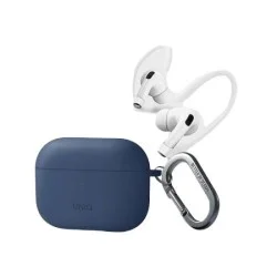 Uniq Nexo Silicone Hang Case With Sports Ear Hooks for Airpods Pro 2 - Caspian Blue